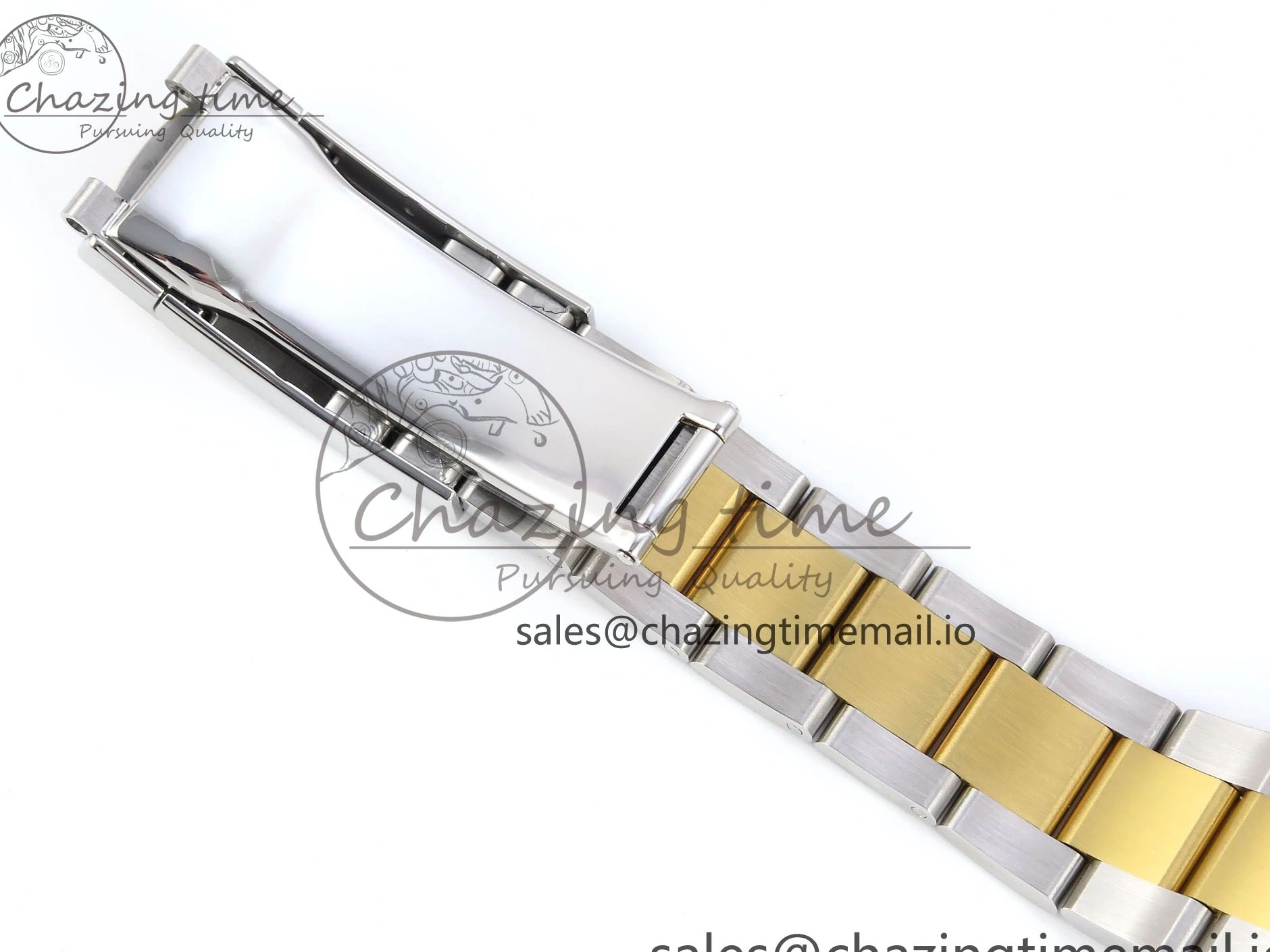 YG Textured Diamonds 126283RBR Dial YG Oyster EWEF SS Best Edition DateJust A3235 Bracelet on 36 0420